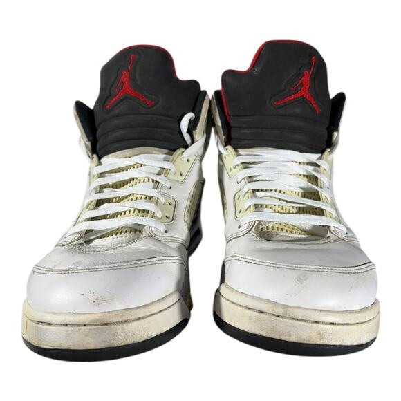 Nike Air Jordan 5 Retro "White Cement" 2017 136027-104 Men’s Size 12 Basketball - Picture 3 of 10